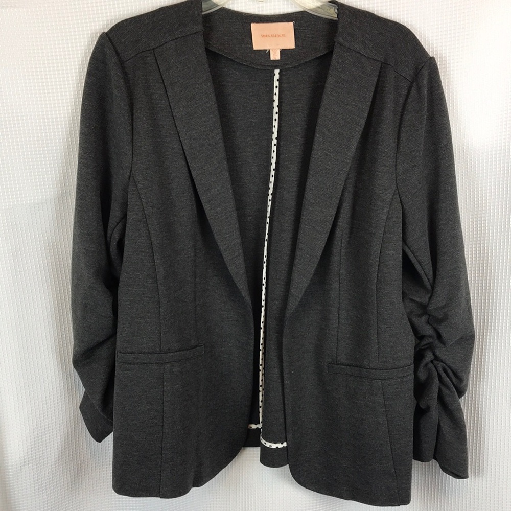 Skies Are Blue gray blazer